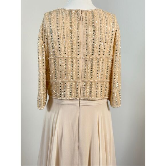 Mac Duggal 9180 Long Mother of the Bride Formal Dress Size 10 - Picture 7 of 10